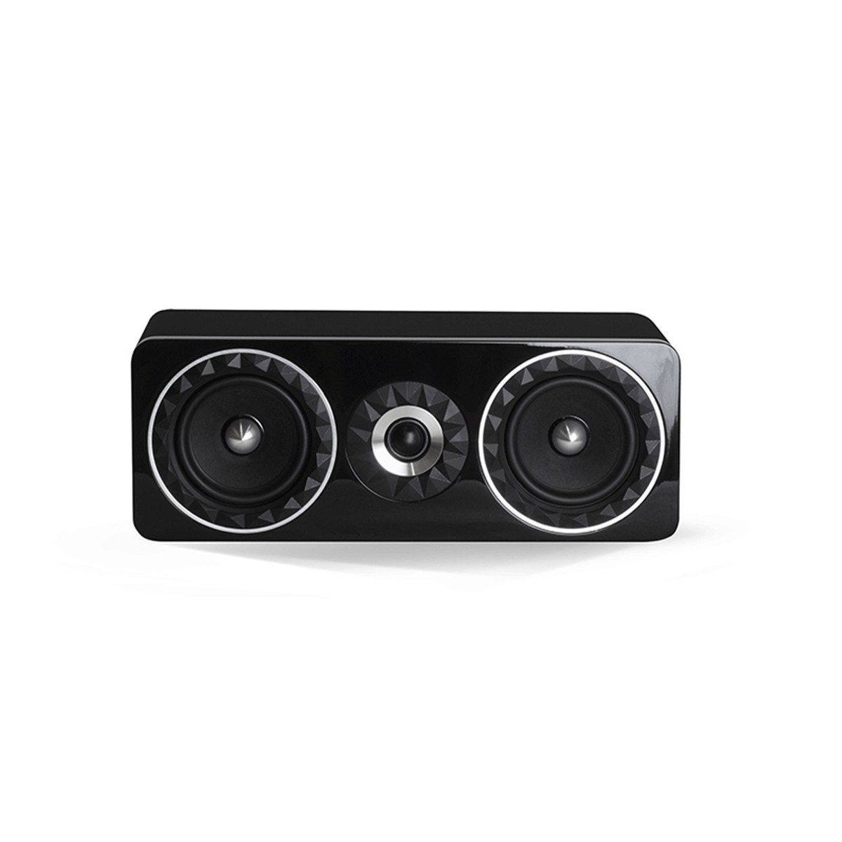 Enceinte Centrale Elipson Facet II 11C - 2 Voies, 92 DB, 120 W RMS, Finition Noir/noyer Pour Home Cinéma