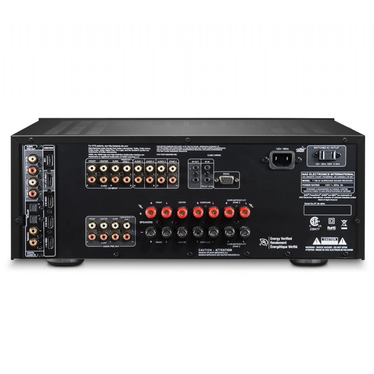 NAD T 758 V3i Network, A/V Alıcı ve Amplifikatör | Nad_T758V3i | 